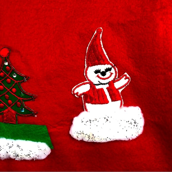 Vintage Handmade Holiday Christmas Vest - Ugly Christmas Sweater - Picture 10 of 12